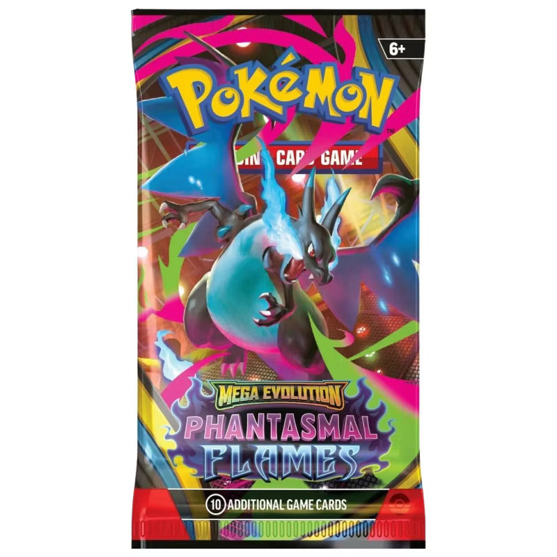 Pokmon TCG: Mega Evolution  Phantasmal Flames | 1 Booster Pack  B.CANDY