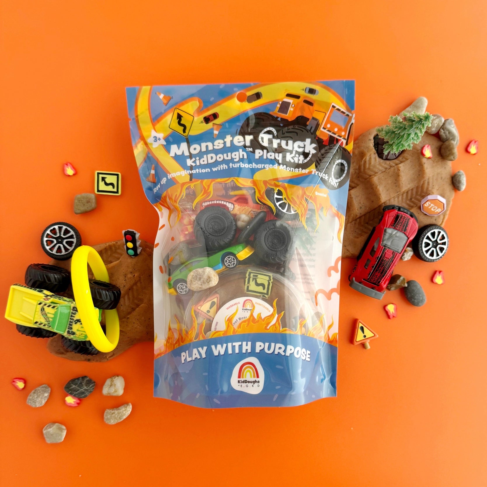 Monster Truck (Root Beer) KidDough Play Kit – B.CANDY