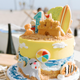 The Most Precious Beach Cake!