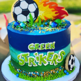 Soccer Team Cake.