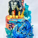 Epic King Kong & Godzilla Cake!