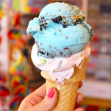 Cookie Monster & Lucky Charms ice cream.
