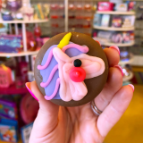 Chocolate dipped Oreos with a unicorn frosted on top!