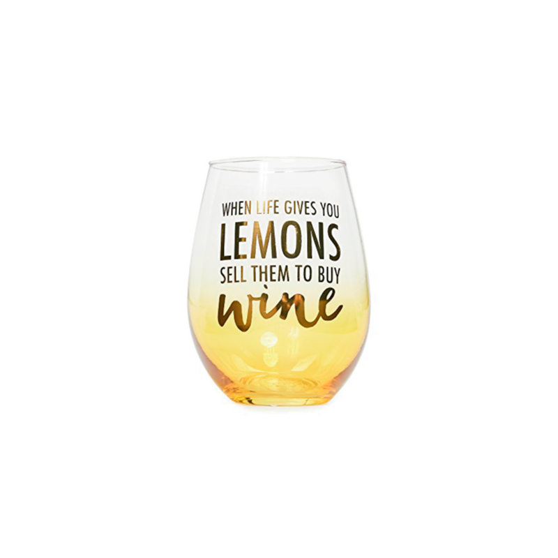 When Life Gives You Lemons Glass