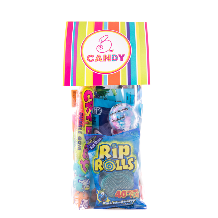 B.CANDY Deluxe Candy Bags Blue Large