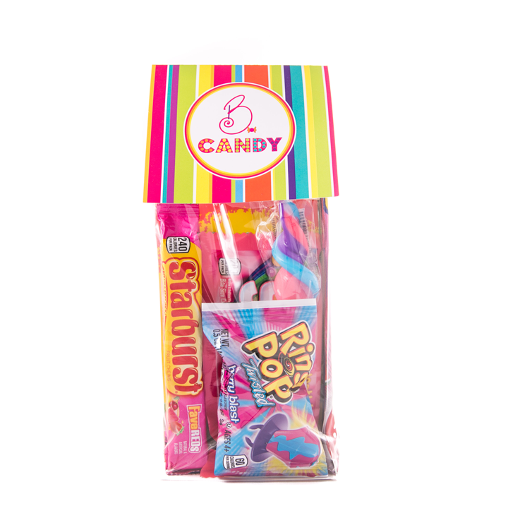 B.CANDY Deluxe Candy Bags Pink Large